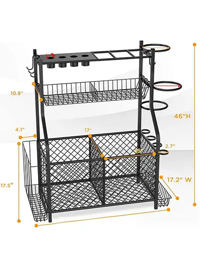 Garage Sports Equipment Organizer